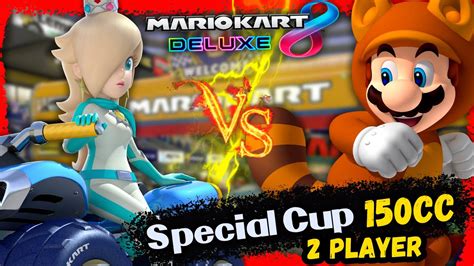 Mario Kart Deluxe Multiplayer Players Special Cup Cc Rosalina Vs Tanooki Mario