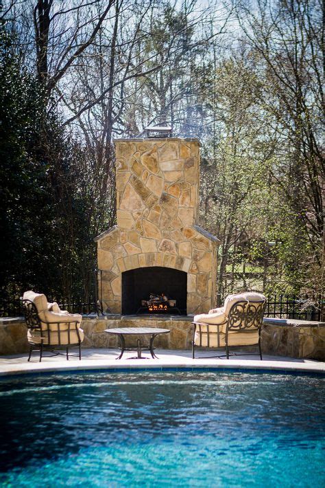 11 Best Fabulous Outdoor Fireplaces Images Custom Inground Pools