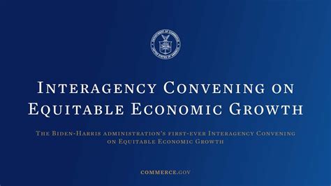 Interagency Convening On Equitable Economic Growth Youtube