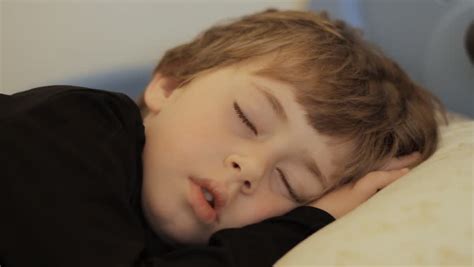 Boy Sleeping Stock Footage Video Shutterstock