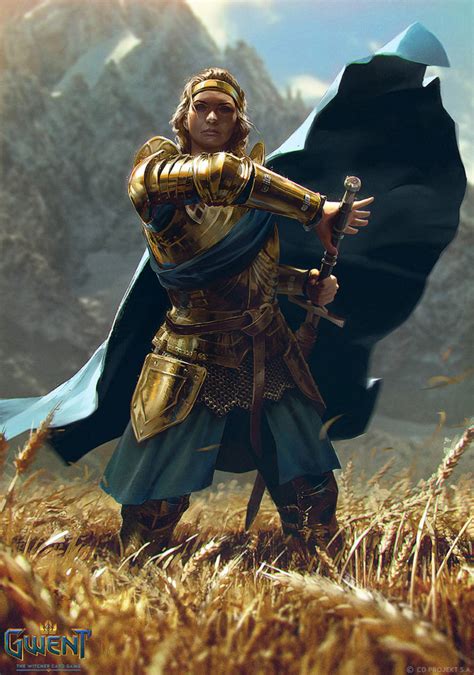 Meve Art Gwent The Witcher Card Game Art Gallery