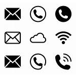 Icon Email Icons Phone Simpleicon Vector Communication
