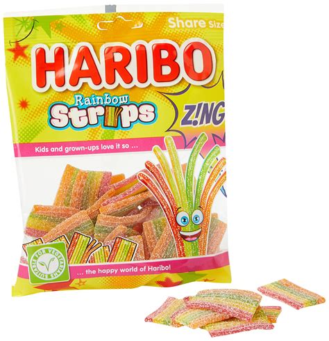 Buy Haribo Sour Rainbow Strips Original Haribo Sour Rainbow Strips