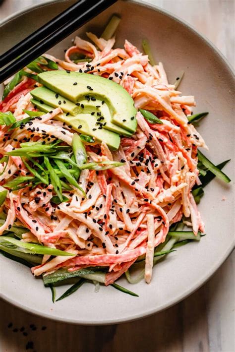 Easy Kani Salad Recipe Japanese Crab Stick Salad