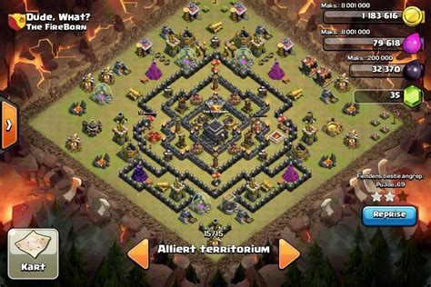 The better our base, would be more difficult to destroy. Th9 war base | Clash, Clash on, Enem