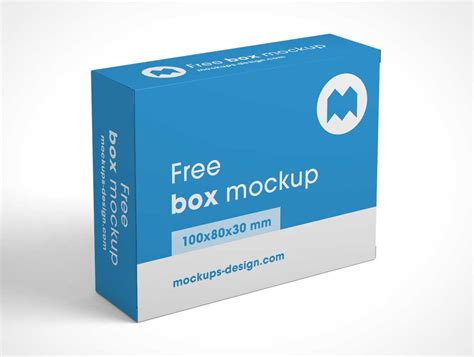 Multiple Views Of Small Box Packaging Psd Mockup Psd Mockups
