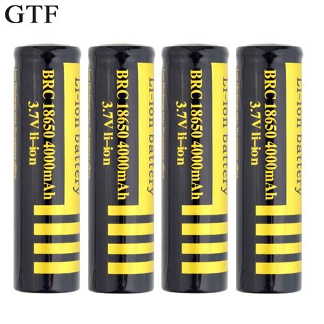 Gtf 37v 4000mah 18650 Battery Rechargeable Li Ion Battery For