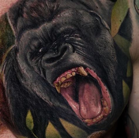 Gorilla | Gorilla tattoo, Gorilla, Silverback gorilla