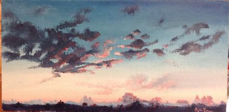 Morning Sky Dawn Sky Painting Landscape Etsy Sky Painting Morning