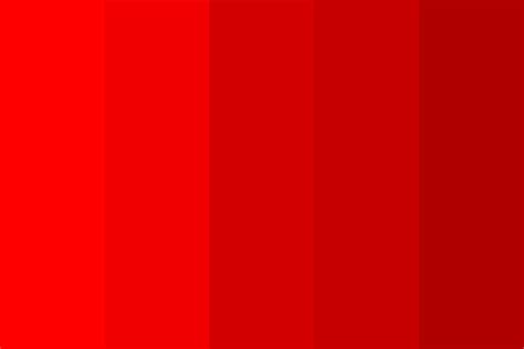 Red Blood Color Palette