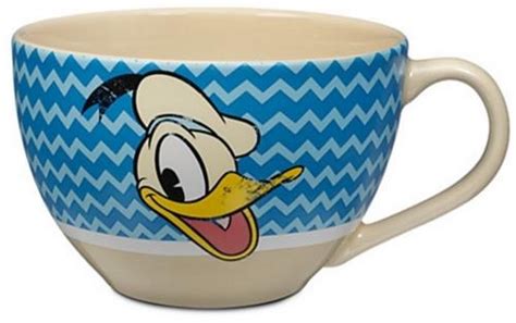 Disney Store Donald Duck Cappuccino Mug Coffee Cup Large 20 Ounce Blue