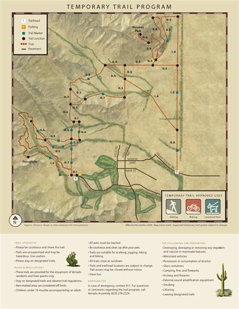 Verrado Trail Map Hike Mountain Bike And Explore The White Tank