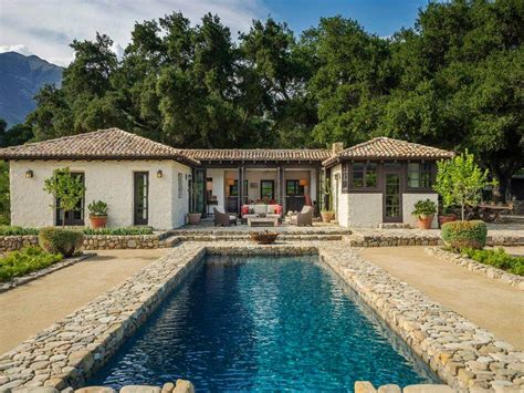 See more ideas about courtyard house plans, courtyard house, house plans. Historic Hacienda Ranch, Ojai CA Single Family Home ...