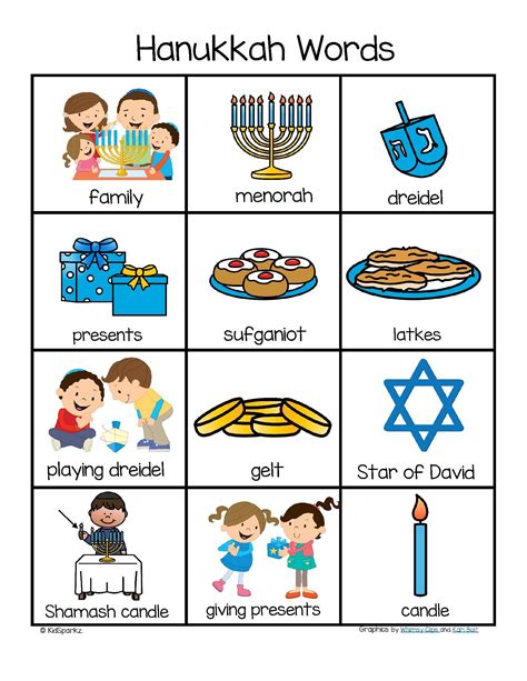 Hanukkah Worksheets For Kindergarten