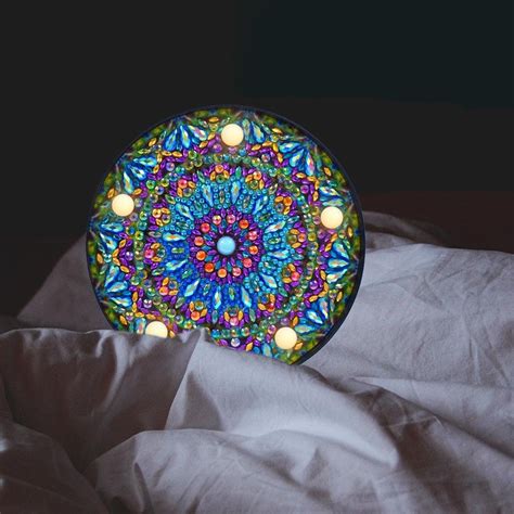 Mandala Diy Creative Diamond Led Lamp