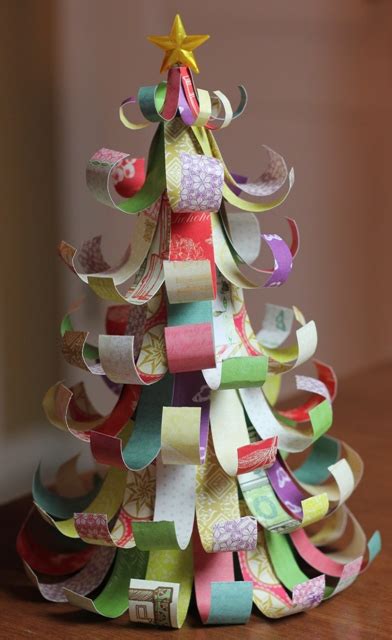 How To Make A Christmas Tree From Paper Scraps Joys Life