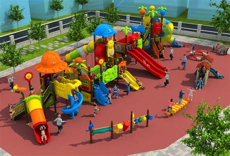 European Standard Children Outdoor Plastic Playground For Park School