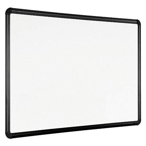 Balt Dry Erase Board Wall Mounted 24 In Dry Erase Ht 36 In Dry Erase Wd 1 In Dp Black