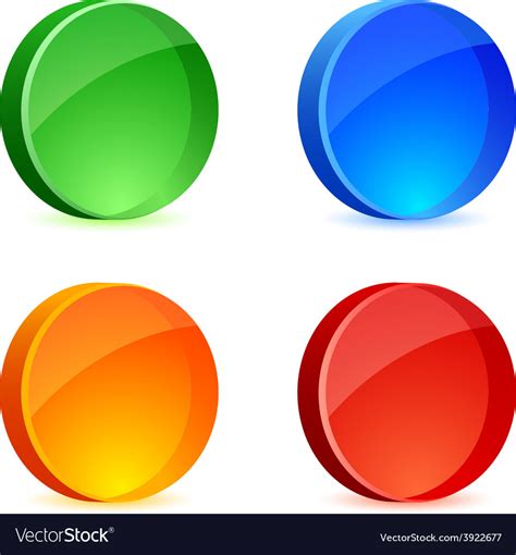 Glossy Icons Royalty Free Vector Image Vectorstock