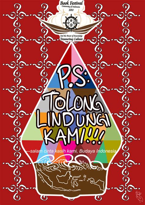 Jelaskan Maksud Poster Cintai Budaya Indonesia Goresan