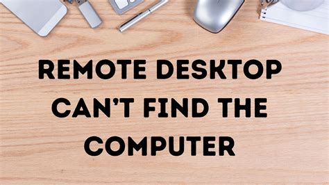 Fix Remote Desktop can't find the computer error in Windows 11/10