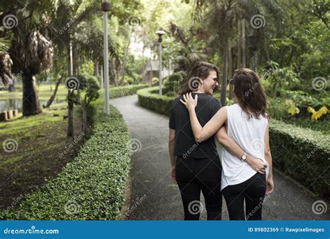 Lesbian Couple Together Outdoors Concept Stock Image Image Of Feelings Girlfriend 89802369