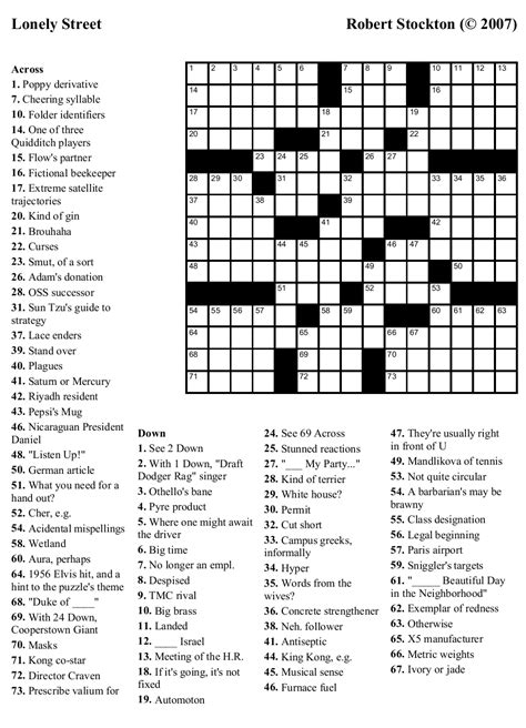 For example, the first two lines. Printable Crossword Puzzles Medium Difficulty | Printable ...