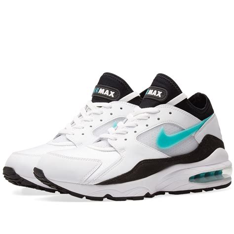 Nike Air Max 93 White Sport Turquoise And Black End Us