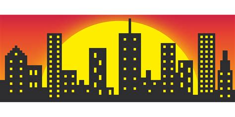 Skyline City Building · Free Vector Graphic On Pixabay