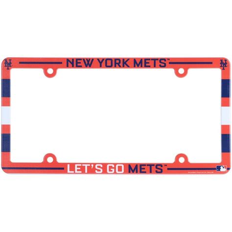 New York Mets Stadium Plastic License Plate Frame New York Mets Stadium