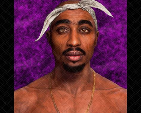 Tupac Amaru Shakur White Bandana Art Makaveli 2pac Art Etsy