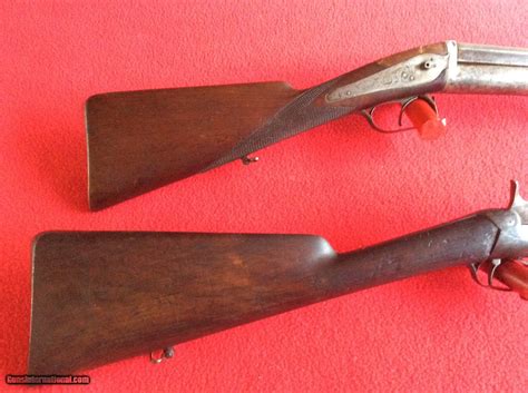 French Antique Pinfire Rifle And Shotgun