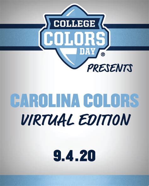 College Colors Day Presents Carolina Colors Virtual Edition