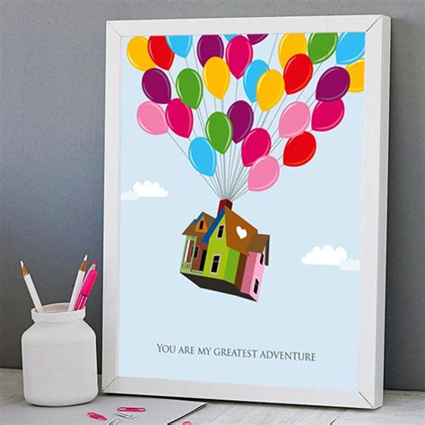 Up Inspired Printable Poster You Are My Greatest Adventure Etsy
