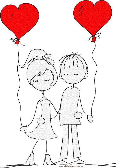Muñecos Palito San Valentín Doodle Drawings Cute Drawings Valentines