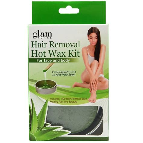 Glamworks Hair Removal Hot Wax Kit Or Hot Wax Beads Refill Pack Shopee Philippines