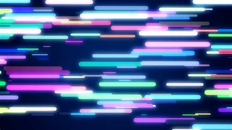 Lines Composed Of Color Glowing Backgrounds Abstract Video Background