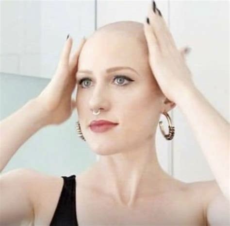 pin by jararica on snel bewaard bald girl shaved head women shaved hair women