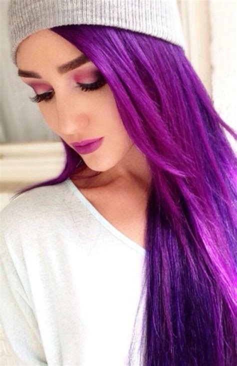 Pin By Sparkie Lambert On Hair Colorsdesign Bright Hair Hair Styles Purple Hair