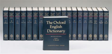 The Oxford English Dictionary English Dictionary