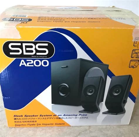 Creative Sbs A200 Speaker Set Lazada Indonesia
