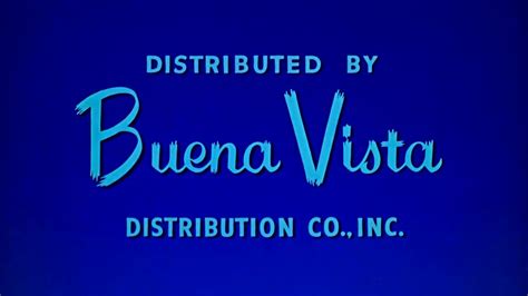 Buena Vista Distribution Co Incwalt Disney Presents 1960 Youtube
