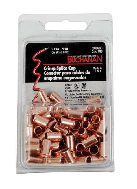 Buchanan 18 10 Awg Insulated Splice Caps Copper 100 Pk Ace Hardware