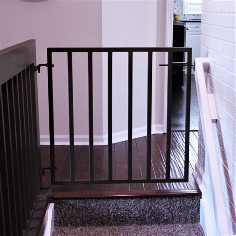 Metal Safety Gate For Stairs Great Lakes Metal Fabrication
