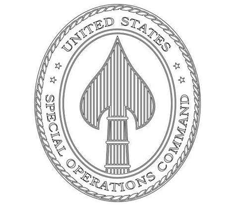 Us Special Operations Command Emblem Vector Files Dxf Eps Svg Ai Crv