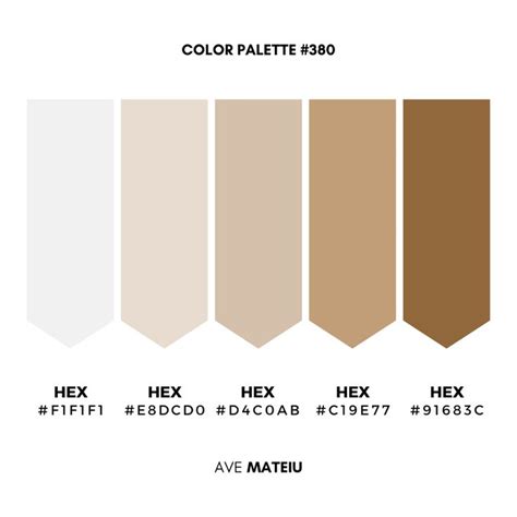 Brown Color Palette Canva Gussie Mims