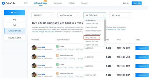 1 paxful is the best place to purchase bitcoin with your gift card: Sell eBay Gift Card for Cash or Bitcoin | CoinCola Blog