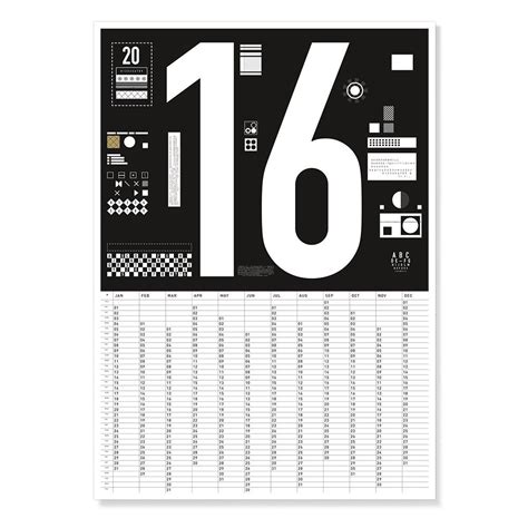 Jahreskalender Din 2016