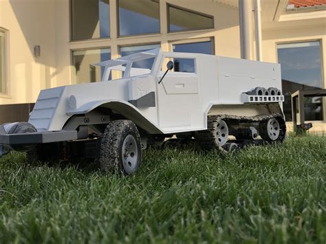 Download Stl File 3d Printed Rc Truck Half Track Object To 3d Print
