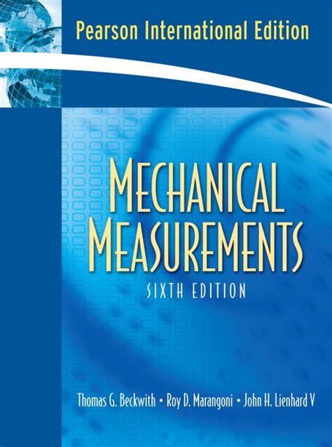 Beckwith Marangoni Lienhard And V Mechanical Measurements